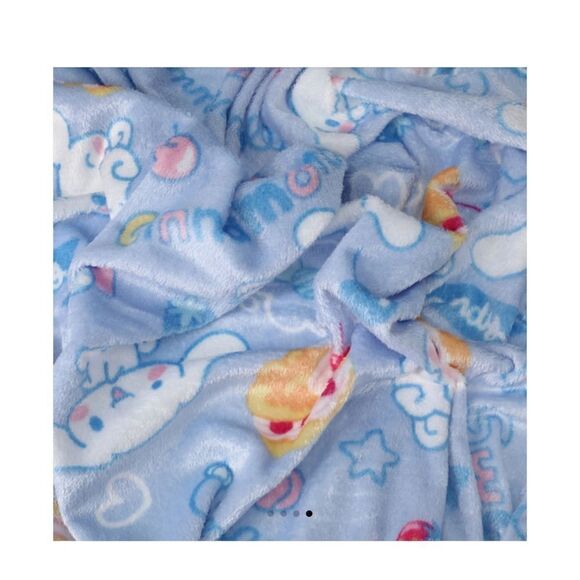 NEW! Cinnamoroll Silk Touch Blanket 40in x 50in! Style B - Picture 3 of 4